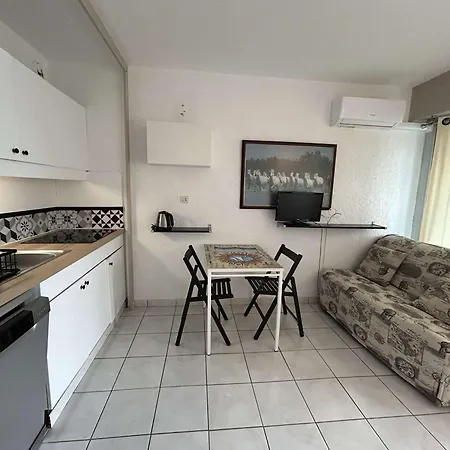 Climatise A Port Camargue - 4 Couchages, Terrasse, Piscine, Parking, Proche - Fr-1-250-9 * 르그로뒤후아
